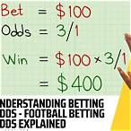 understanding bet odds